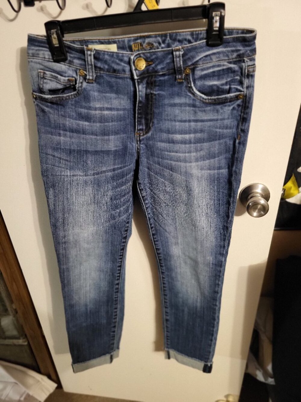 NWOT KUT FROM THE KLOTH ANKLE STRAIGHT LEG JEANS SZ 4